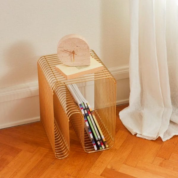 Curva Stool, Gold - Image 2