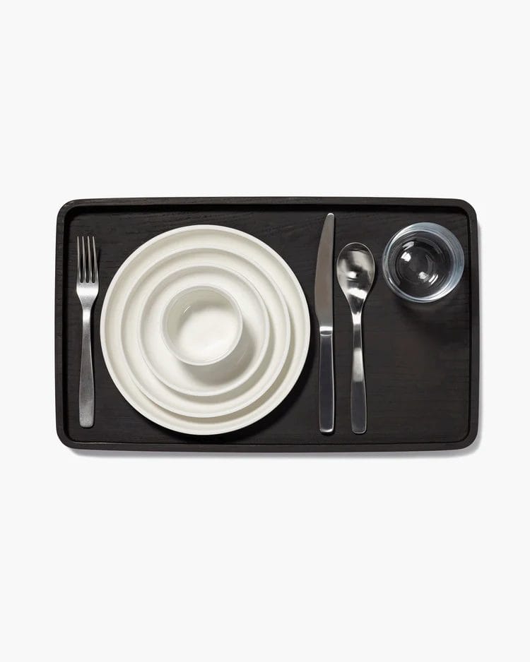 Tray Wood Rectangular, Carbonised Ash - Image 3