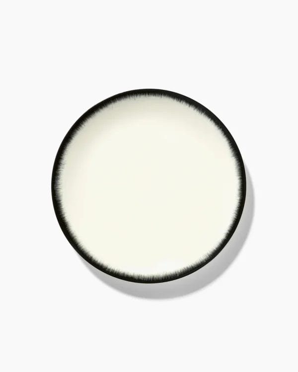 Plate De Off-White/Black Var 3, Ø28 cm