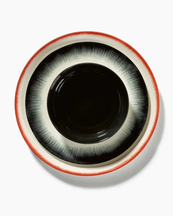 Plate De Off-White/Black Var 4, Ø24 cm - Image 4