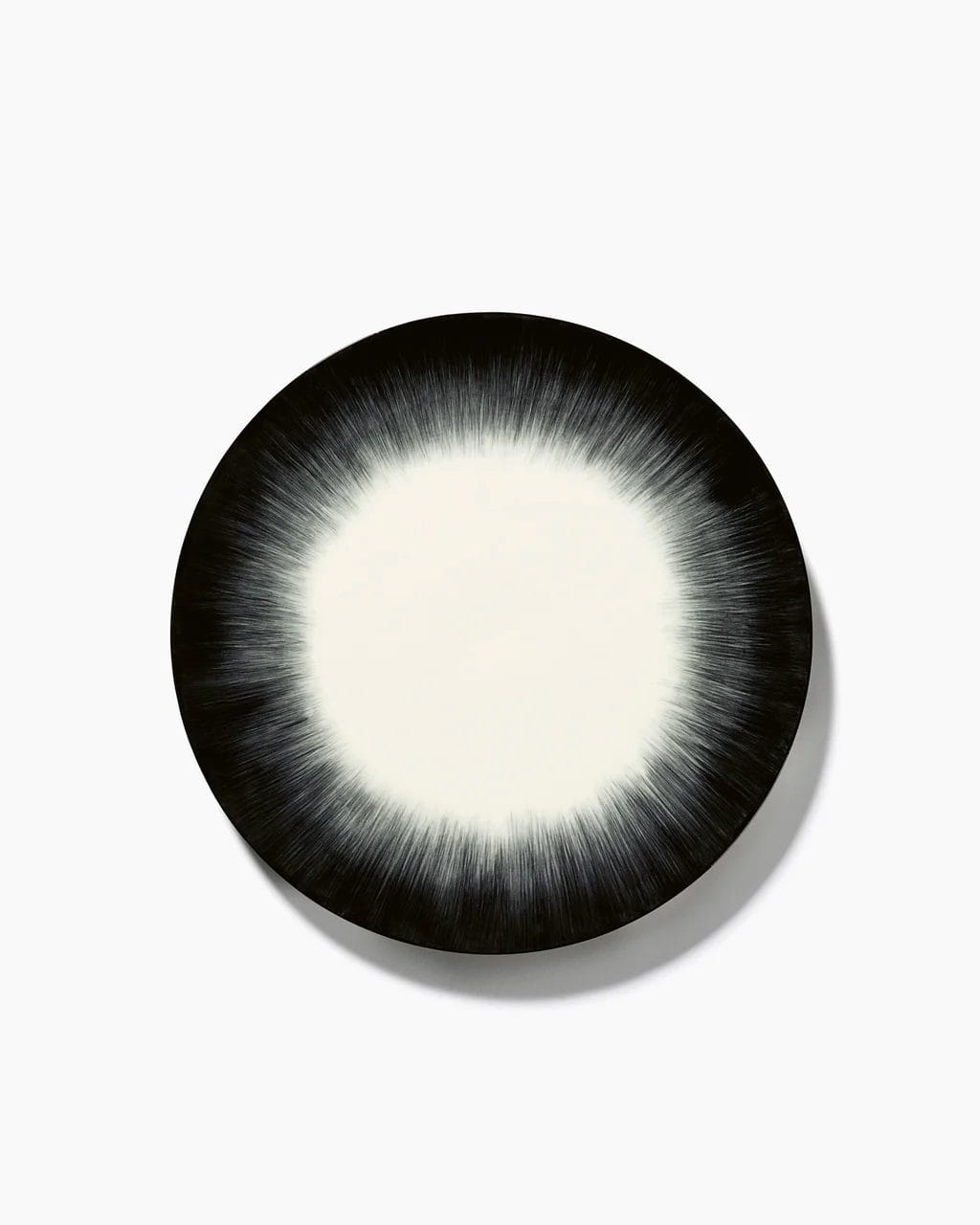Plate De Off-White/Black Var 5, Ø24 cm