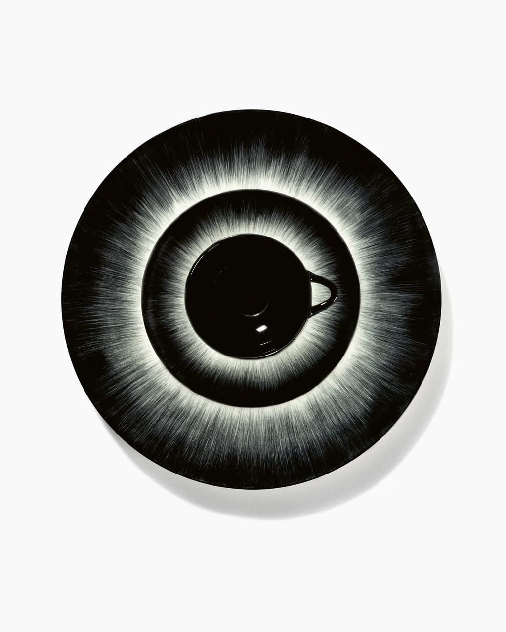 Plate De Off-White/Black Var 5, Ø24 cm - Image 4