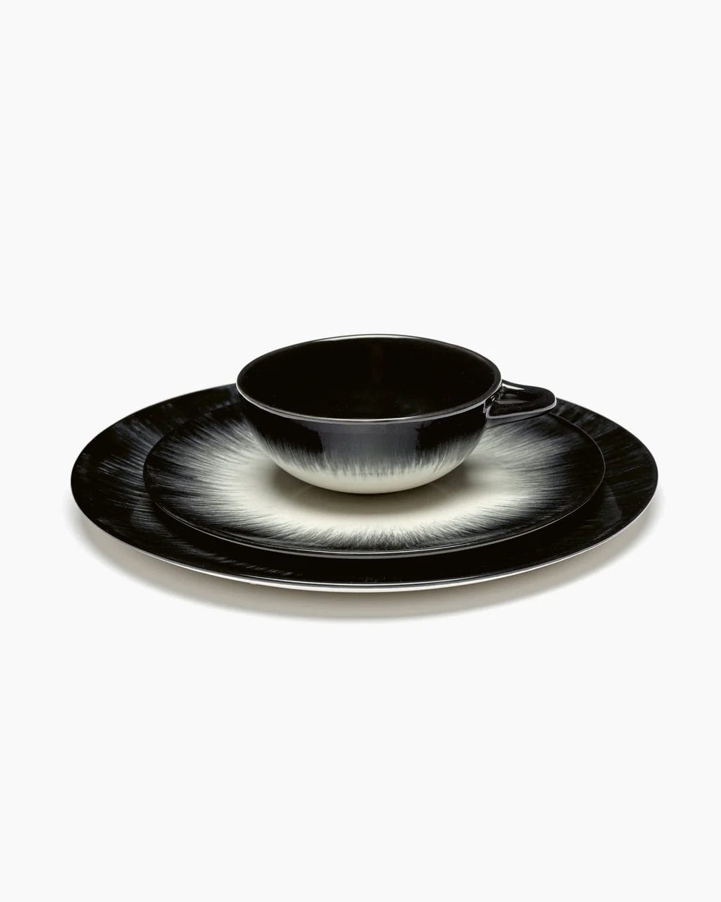 Plate De Off-White/Black Var 5, Ø24 cm - Image 3