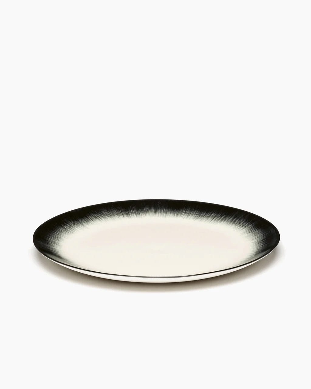 Plate De Off-White/Black Var 4, Ø28 cm