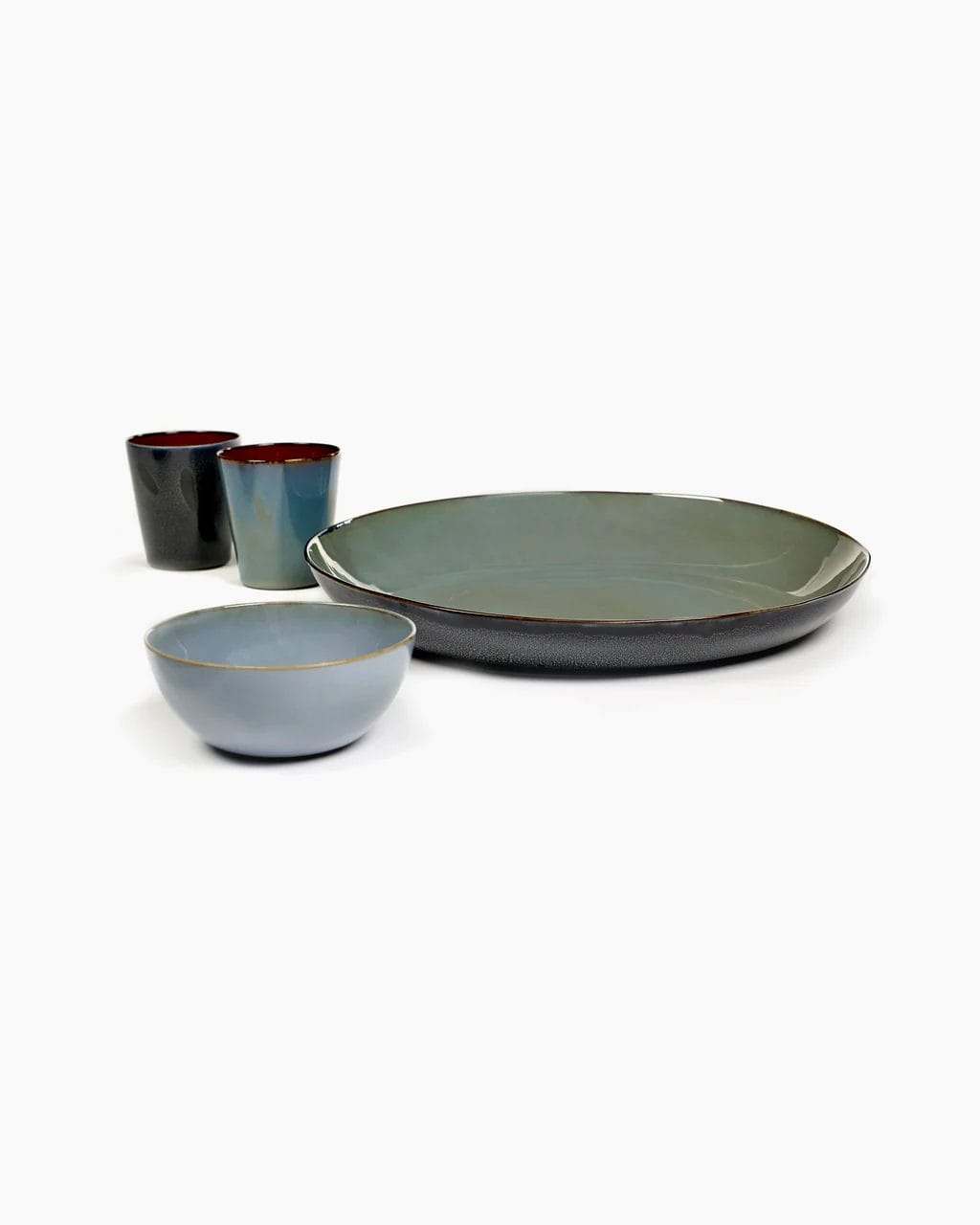 Serving Tray, Smokey Blue/Dark Blue - Image 2