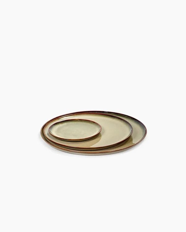 Plate L, Misty Grey, Stoneware, Ø26 cm - Image 2
