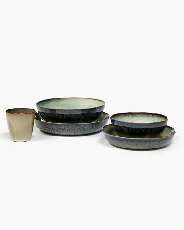 Pasta Plate, Smokey Blue/Dark Blue, Ø23.5 cm - Image 2