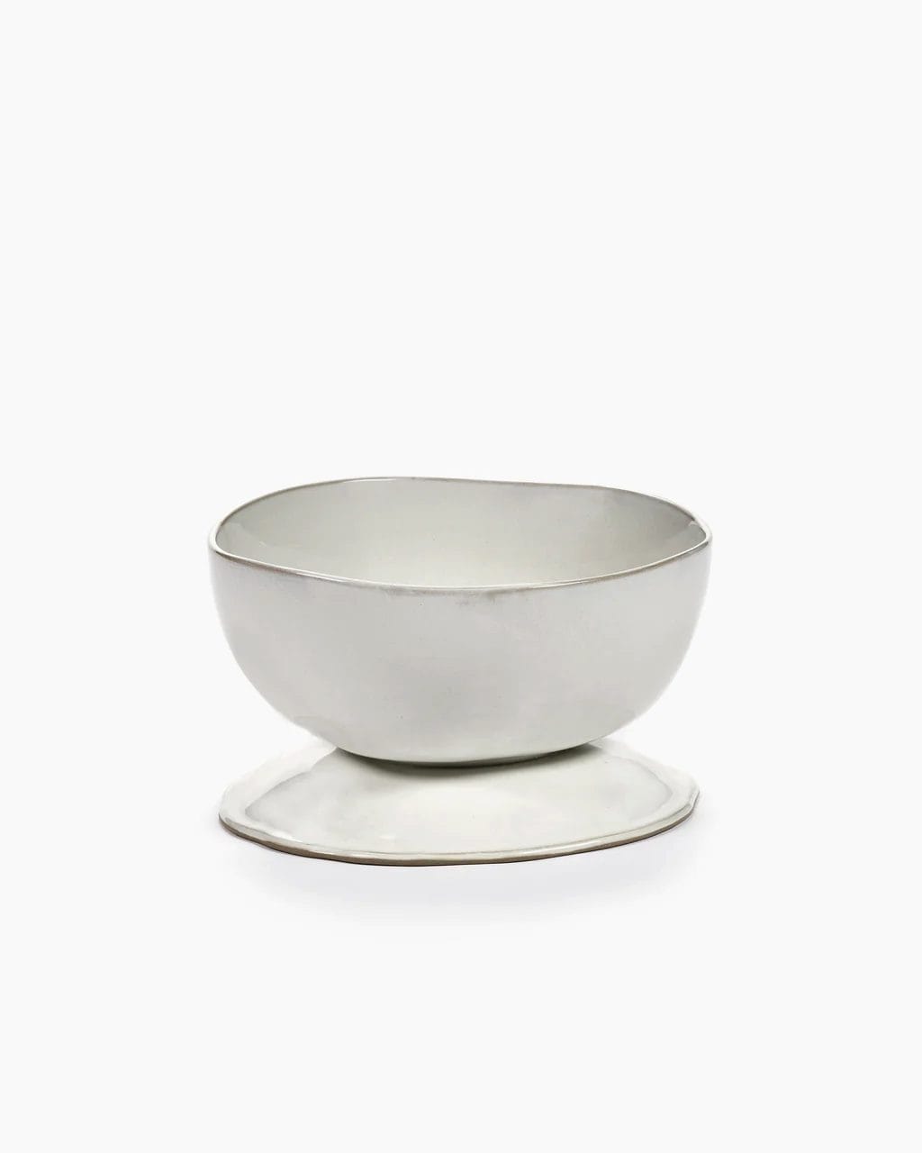 High Bowl On Foot L Off White La Mère
