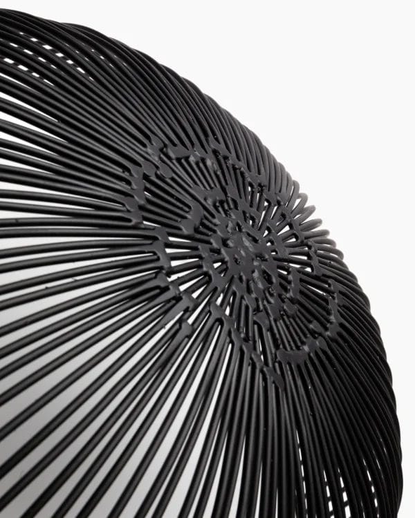 Iron Basket Oval Black Meo Metal Sculptures - Image 2