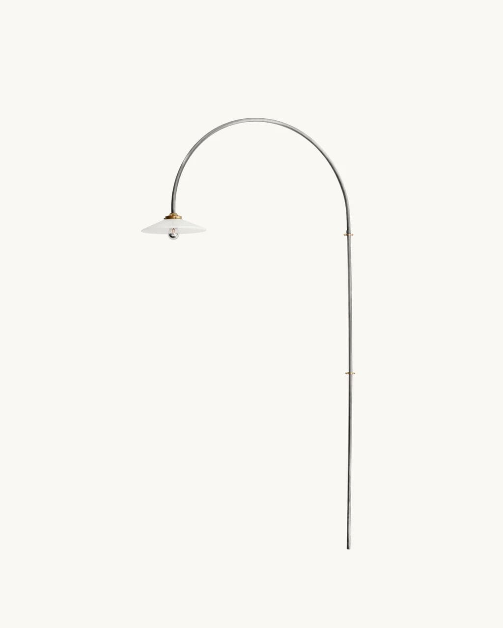 Hanging Lamp n°2, Unlaquered Steel, Muller van severen 88x 180h cm