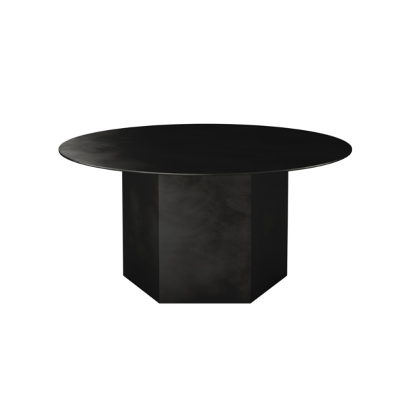 Epic Coffee Table - Midnight Black Steel, Round