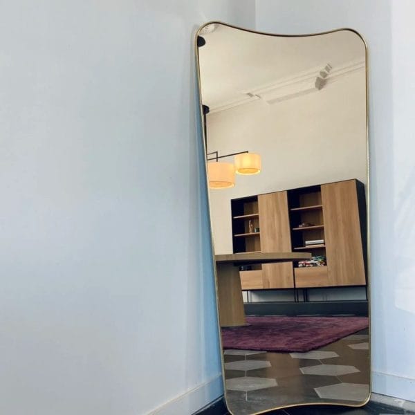 F.A. 33 Wall Mirror, Brass - Image 2