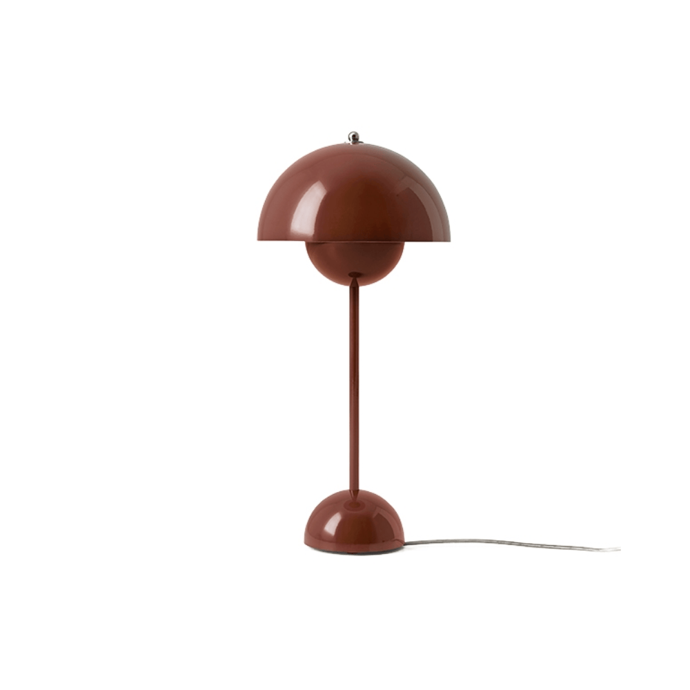 Flowerpot Table VP3, Red Brown