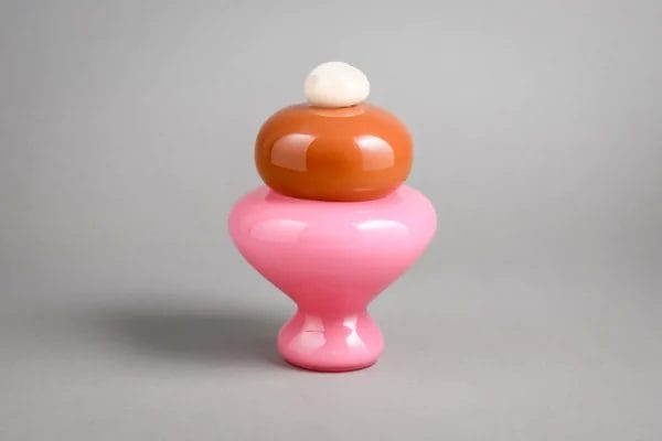Bon Bon Sugar, Cream, Almond & Pink, 17 x 13 cm