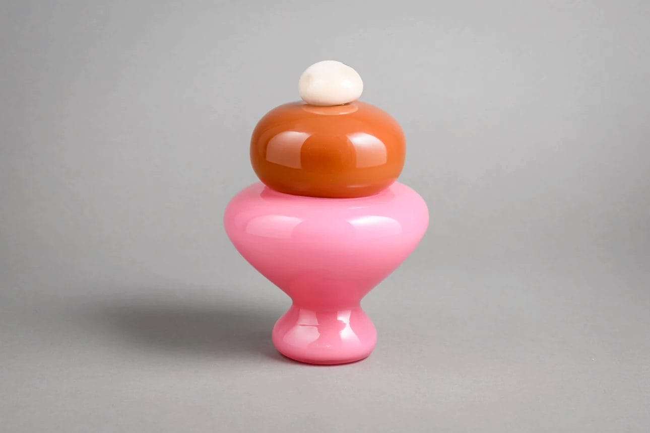 Bon Bon Sugar, Cream, Almond & Pink, 17 x 13 cm
