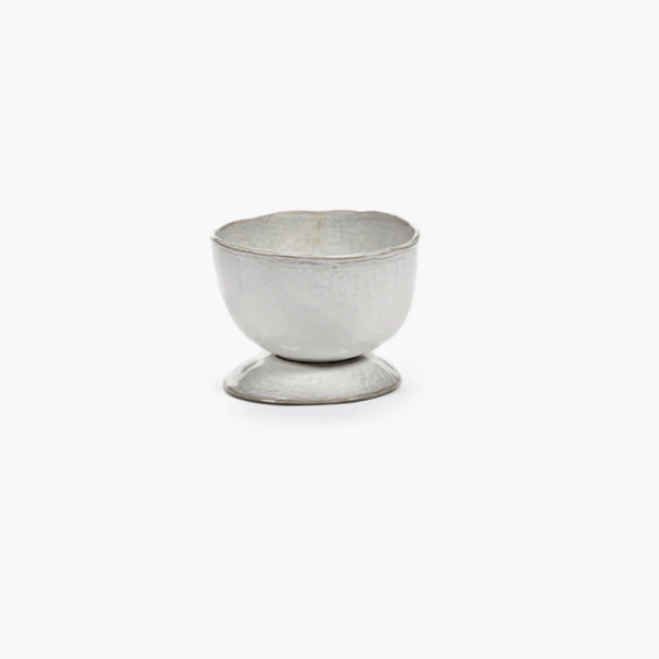 High Bowl On Foot S Off White La Mère, Ø13 cm
