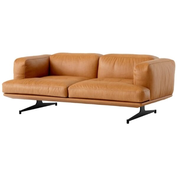 Inland AV23, 3-Seater Sofa, Nobel Cognac Leather