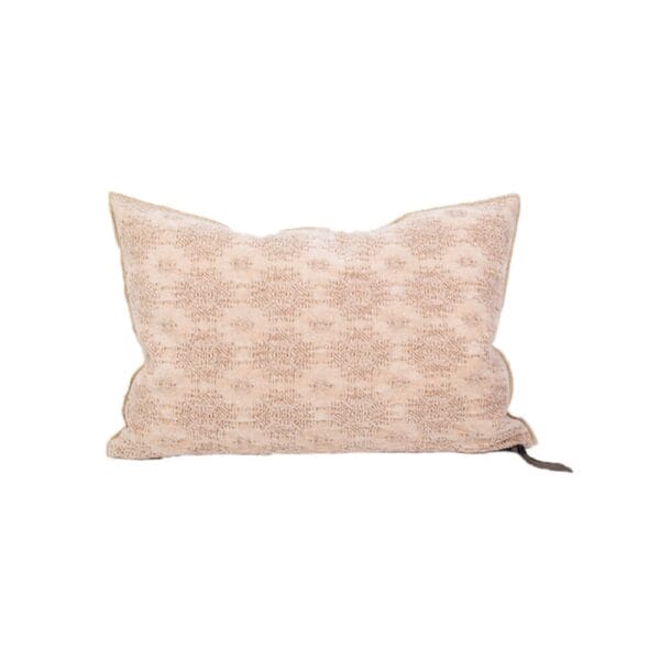 Jacquard Stone Washed Cushion, Kilim Nude, 40 x 60 cm
