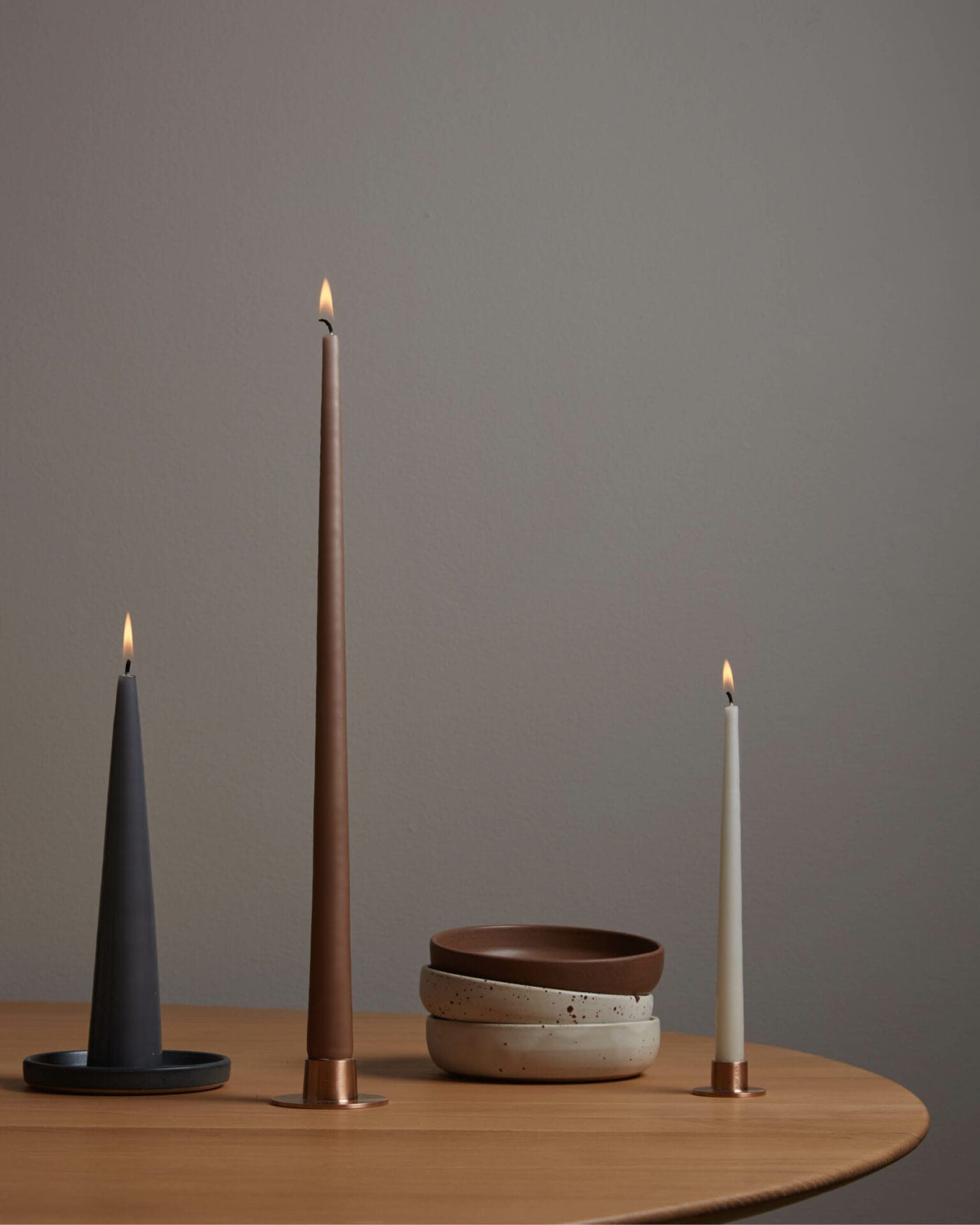 Cone Candles, Soft Clay