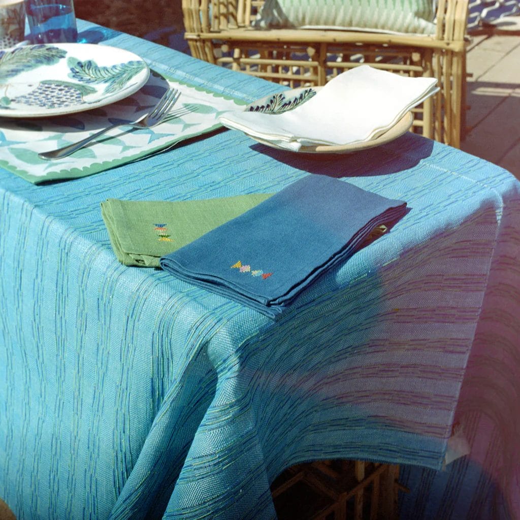 Kiss Napkin, Green, 46 x 46 cm