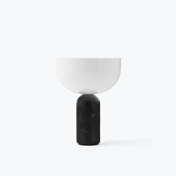Kizu Portable Lamp, Black Marble