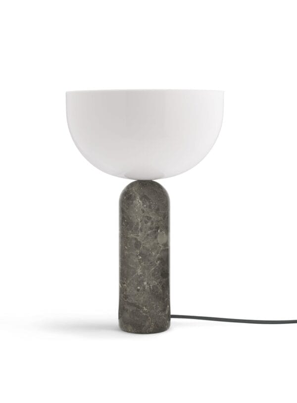 Kizu Table Lamp, Large, Grey Marble, Ø30 cm - Image 2