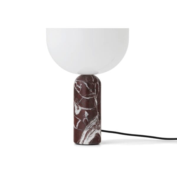 Kizu Table Lamp, Small, Rosso Levanto Marble, Ø25 cm - Image 2