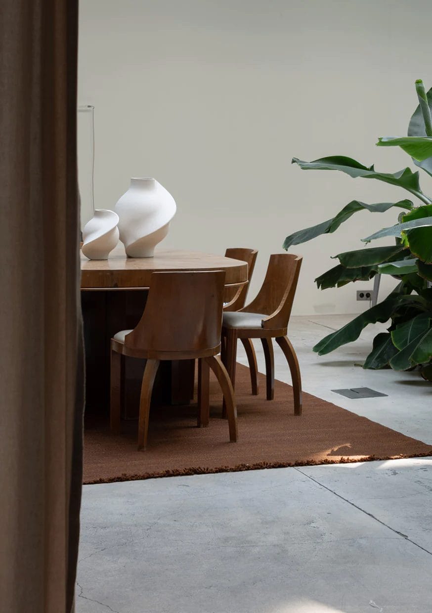 Pirout Vase #01, Ceramic, Raw White, Ø7 x 21 x H25 cm - Image 2