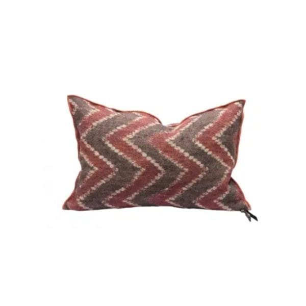Lin Wabi-Sabi Cushion, Zanzibar Argile, 40 x 60 cm