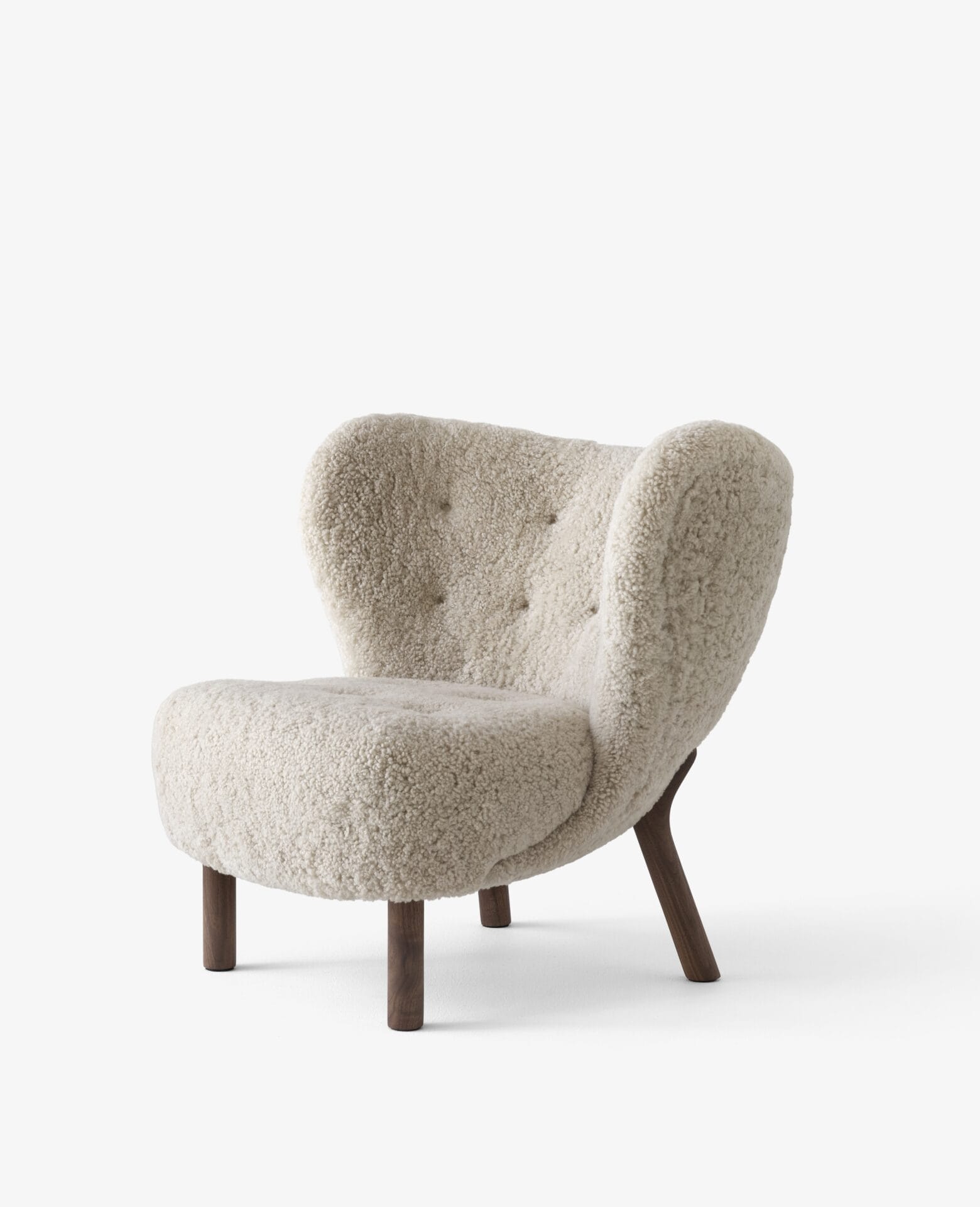 Little Petra VB1, Sheepskin Moonlight, Walnut