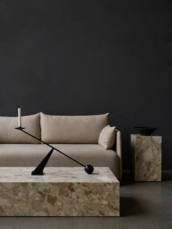 Plinth Tall, Calacatta Viola Marble - Image 3