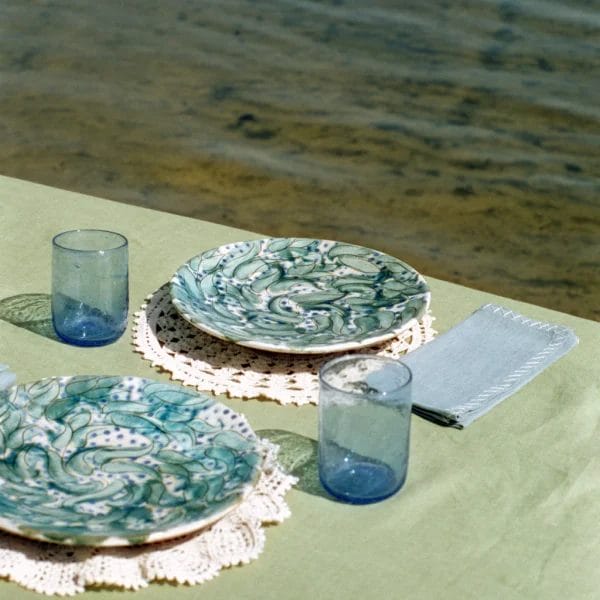 Silsila Round Placemat, Ecru, 40 cm - Image 5