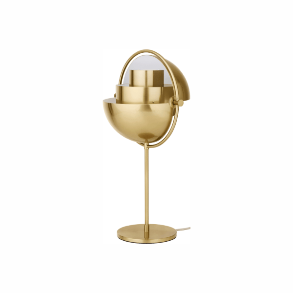 Multi-Lite Table Lamp, Shade Shiny Brass, Base Brass - Image 2