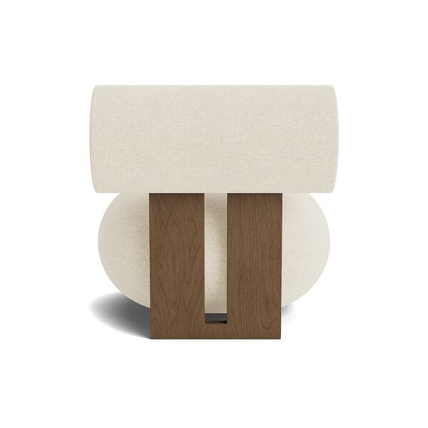 Hippo Lounge Chair, FSC Certified Oak, Light Smoked Oak, Barnum, Col. 24 - Image 3