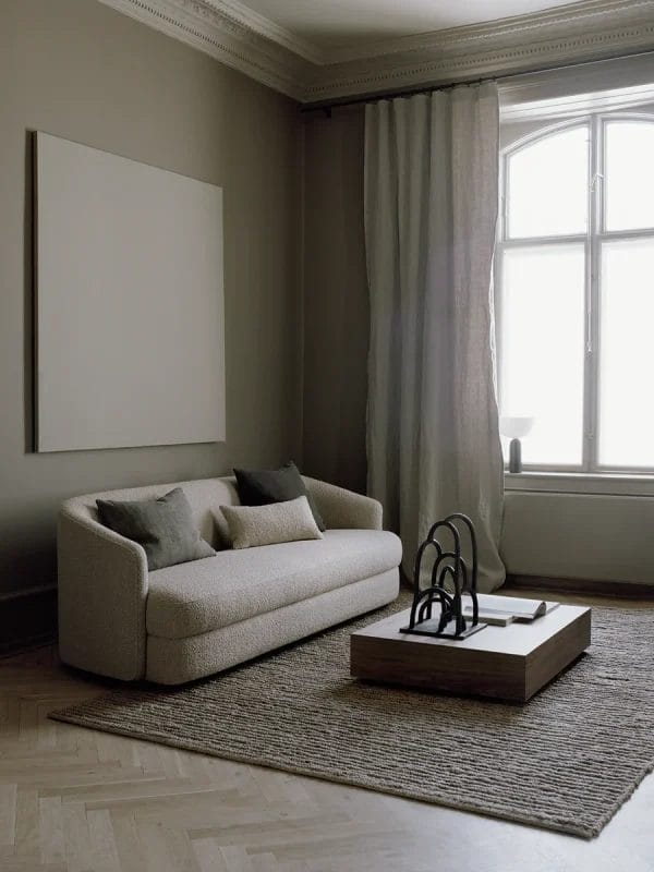 Covent Deep Sofa 2-Seater, Nimbus 006 Brebis, 150 cm - Image 3