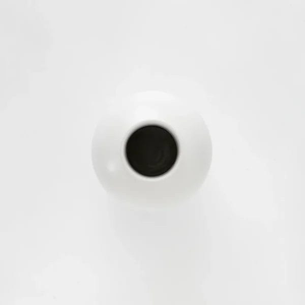 Strøm Small Vase, Vaporous Grey,  12 x 16 cm - Image 2