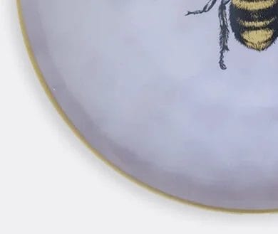 INP Insects Collection, Handpainted Ceramic Plate, Bee, Ø21 cm
