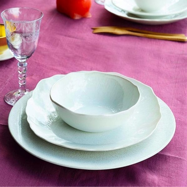 Plume Perle Dinner Plate L, Ø26 cm - Image 2