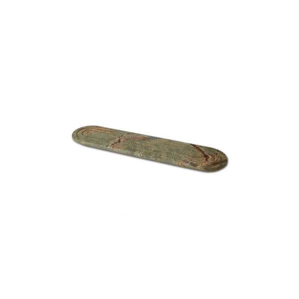 Rock Serving Board Oblong, Green Marble Stone