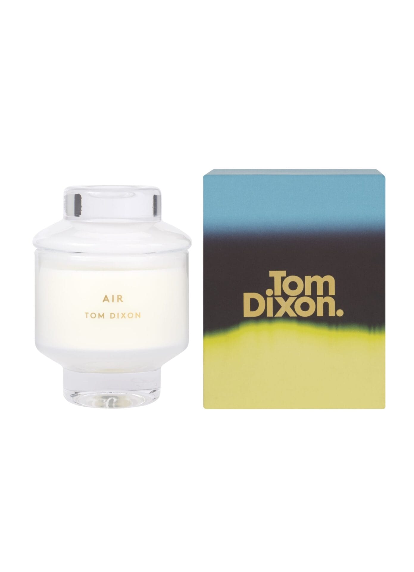 Scent Medium Air, Natural and Paraffin Mix Wax, White Glass