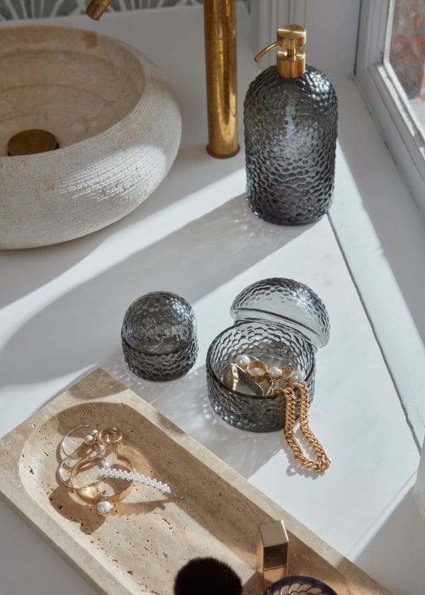 Regina Dish, Travertine - Image 2