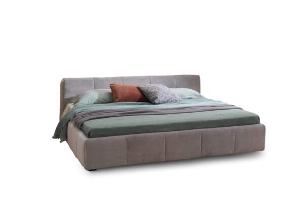 Letto Pixel Box Large Bed W/Box, Cat. Lusso, Creta Col. 069, 180 x 200 cm - Image 2