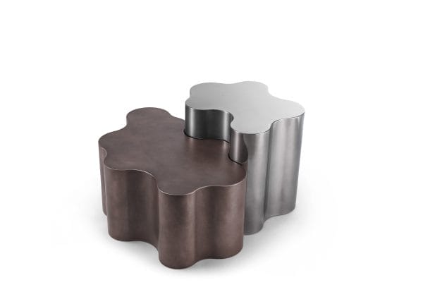 Teatro Magico Coffee Table, Silk Grey, H42 cm - Image 2