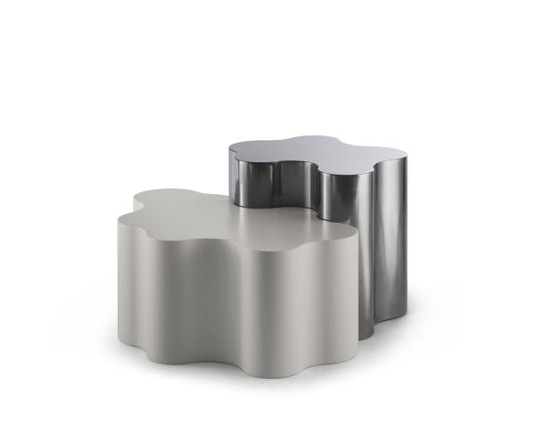 Teatro Magico Coffee Table, Silk Grey, H42 cm - Image 3