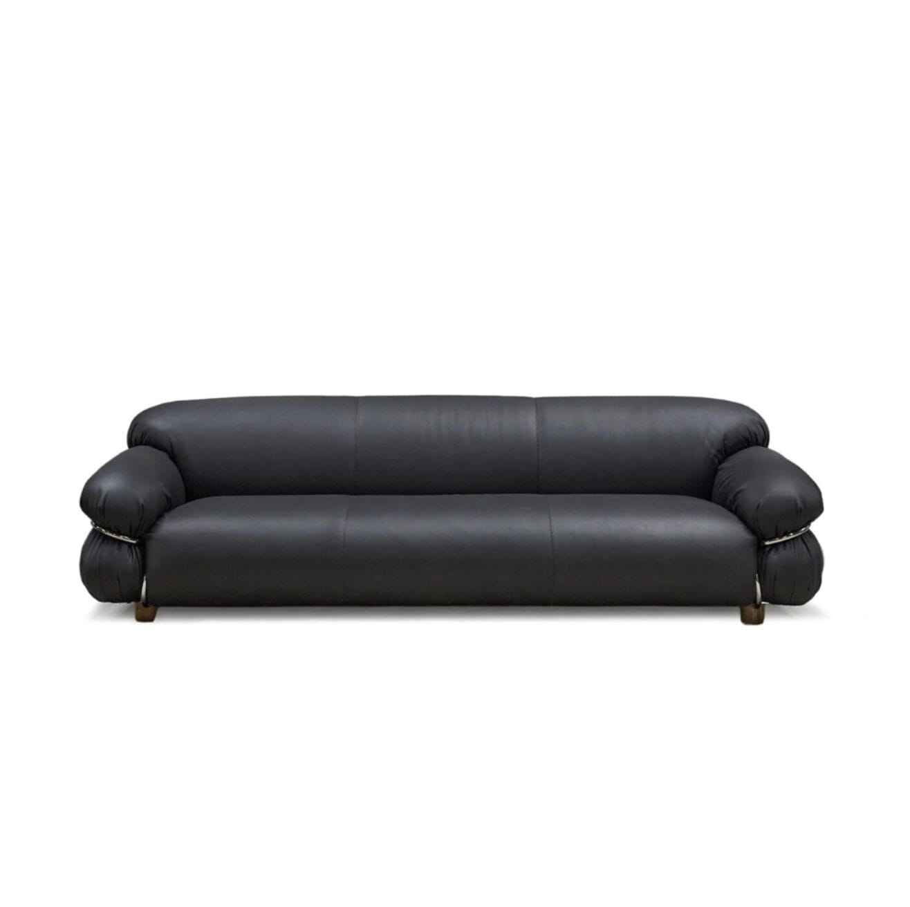 Sesann Sofa, V. Guarana 9000 Leather, Chrome Structure T23 Grey Feet T49 - Image 3