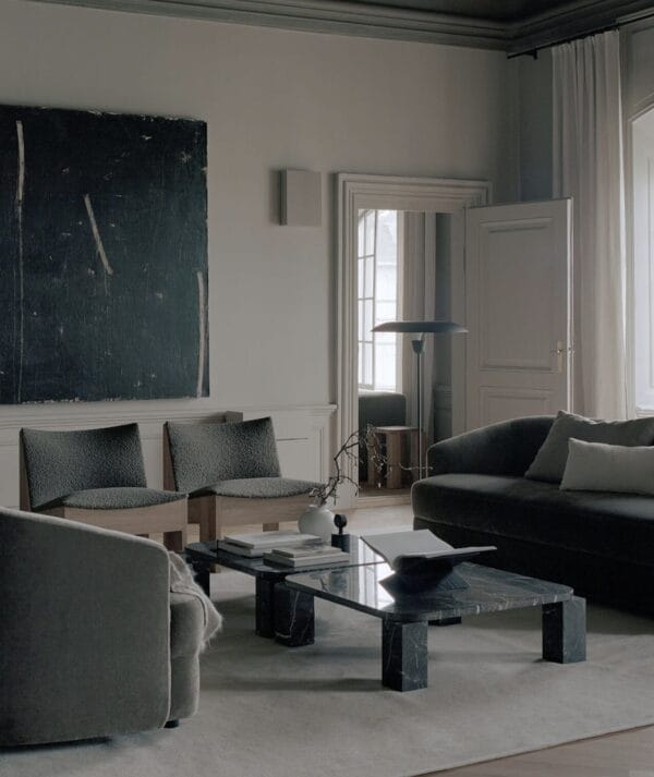 Atlas Coffee Table, Table Top & Legs, Costa Black