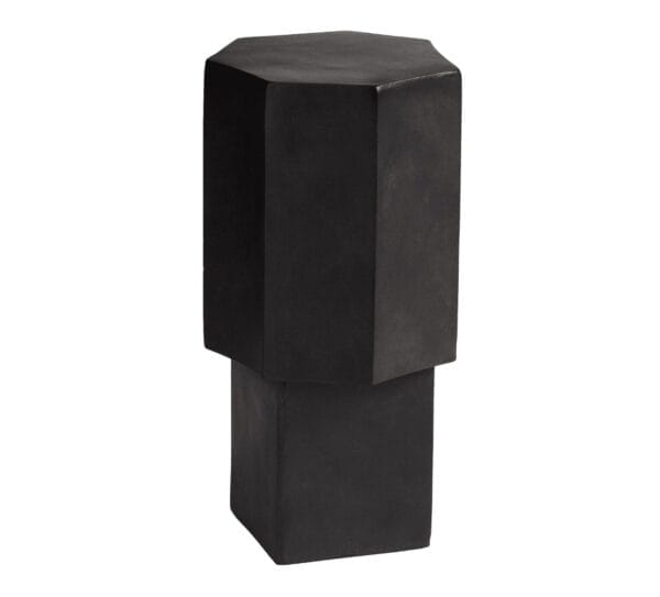 Quartz Side Table None Concrete, Earth, Ø26 cm - Image 3