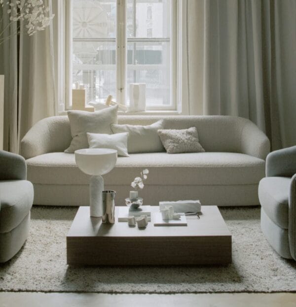 Covent Deep Sofa 3-Seater, Nimbus 006 Brebis, 220 cm