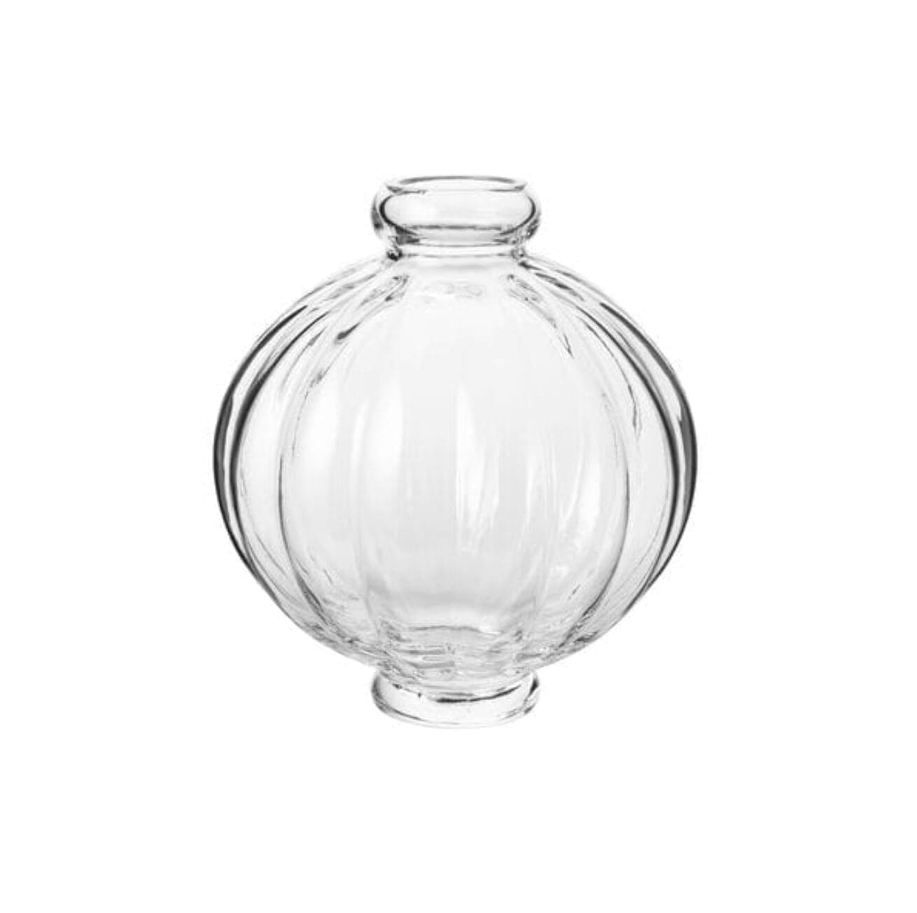 Balloon Vase #01, Glass, Clear, Ø6.5