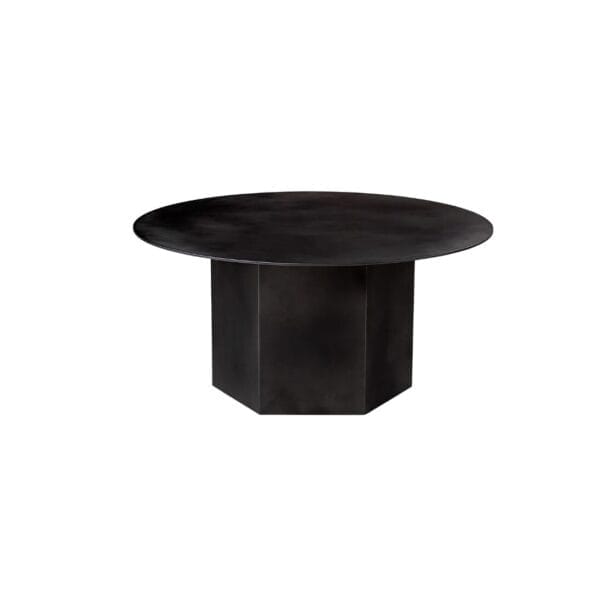 Epic Coffee Table - Midnight Black Steel, Round , Ø80 cm - Image 3